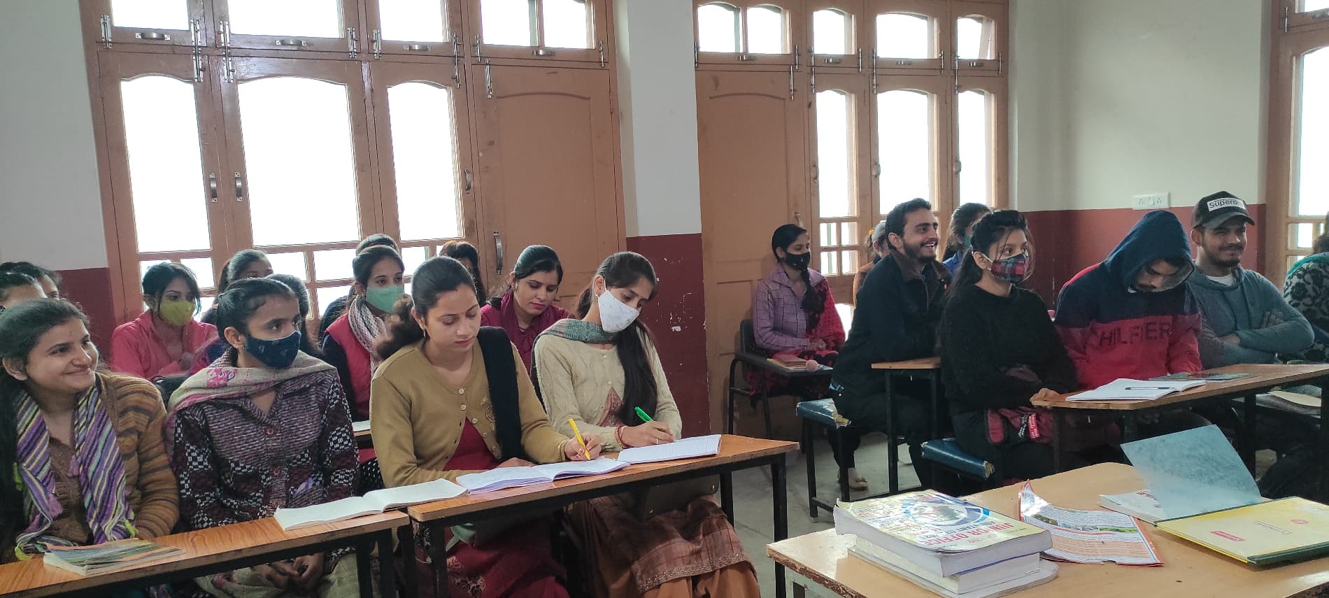 Computer classroom at Sheetla Institute